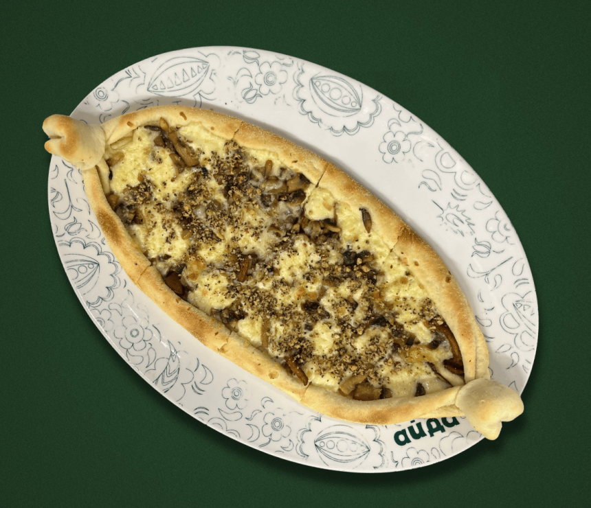 Goes with mushrooms and suluguni cheese