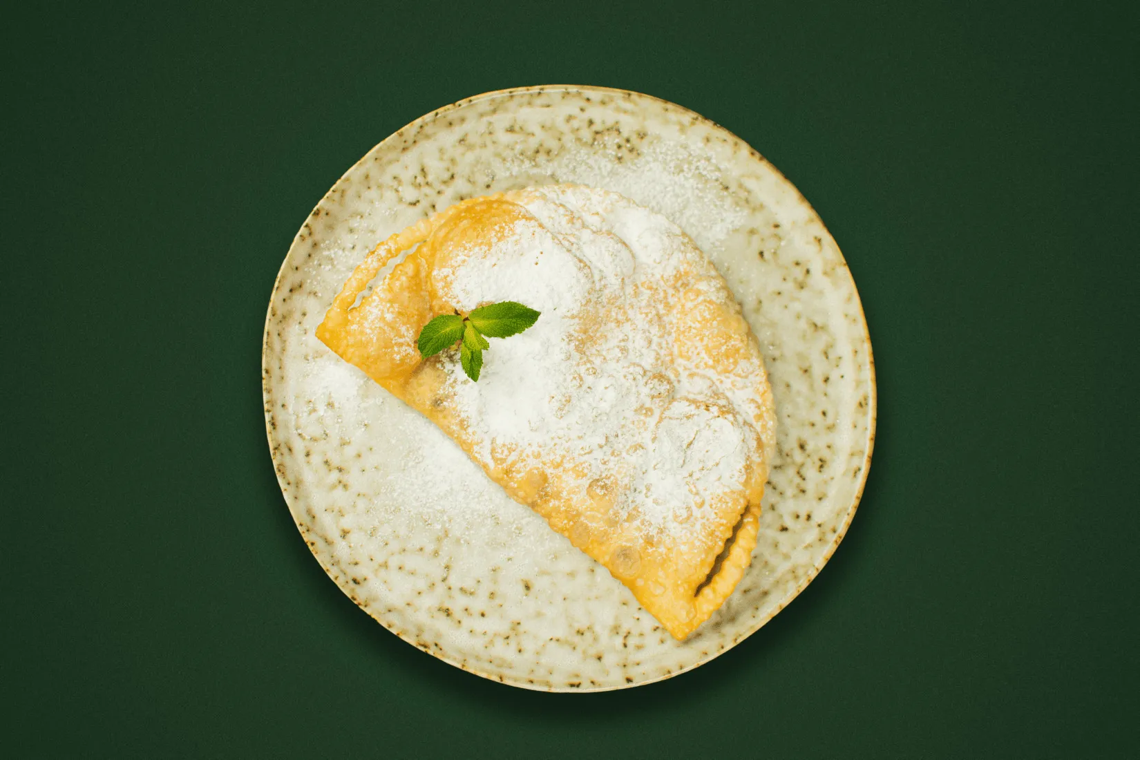 Chiburek with cherry and mascarpone